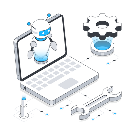 Gerenciamento de IA  Illustration
