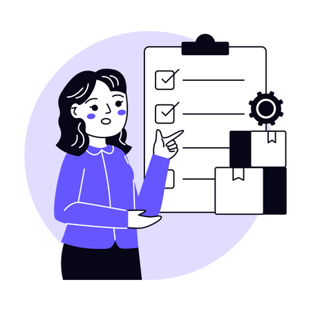 Gerenciamento de Produção  Illustration