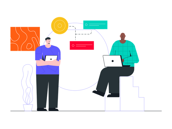 Gerenciamento de projetos  Illustration