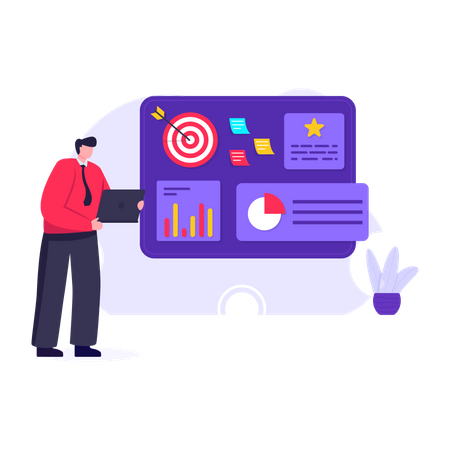 Gerenciamento de projetos  Ilustração