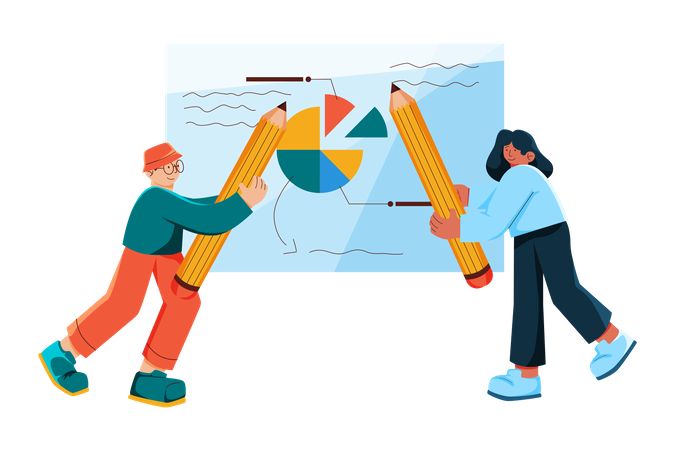 Gerenciamento de projetos  Illustration
