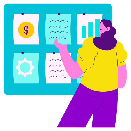 Gerenciamento de projetos  Ilustração