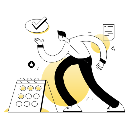 Gerenciamento de tarefas  Illustration