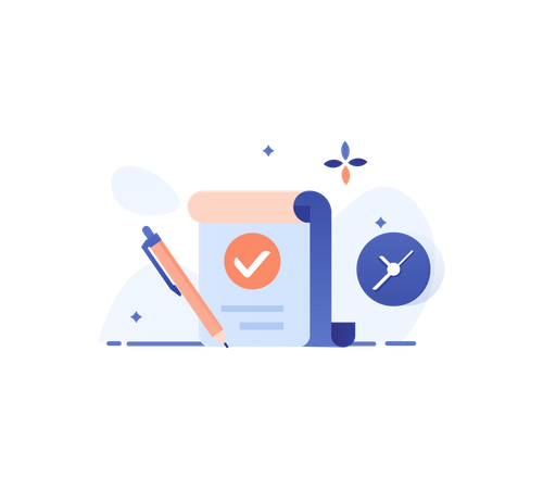 Gerenciamento de tarefas  Illustration
