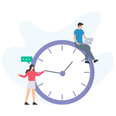 Gerenciamento de tempo  Illustration
