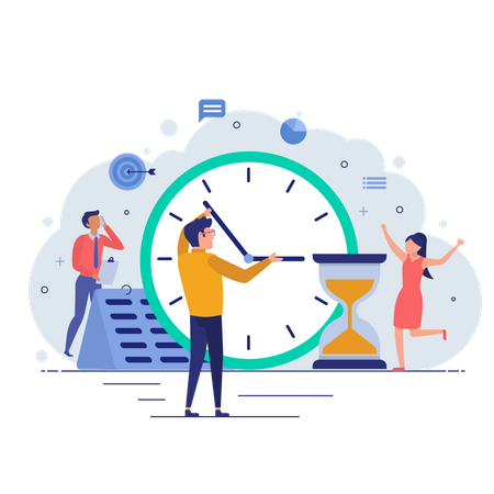 Gerenciamento de tempo  Illustration