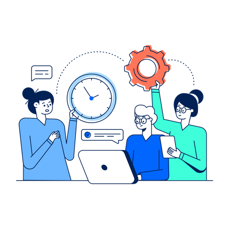 Gerenciamento de tempo  Illustration