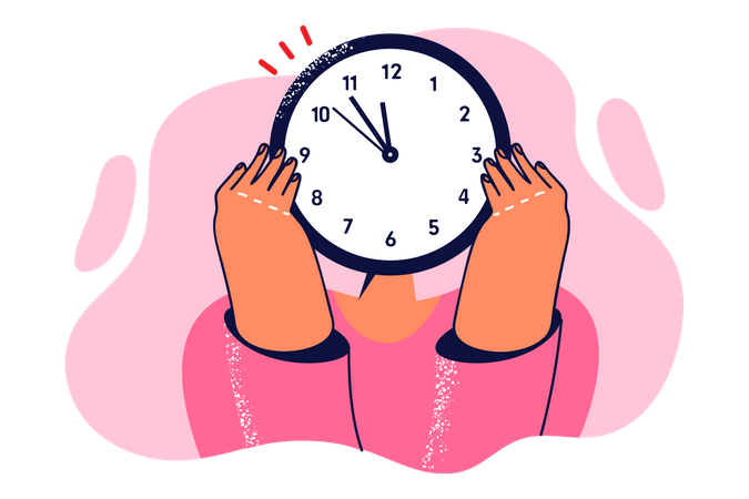 Gerenciamento de tempo  Ilustração