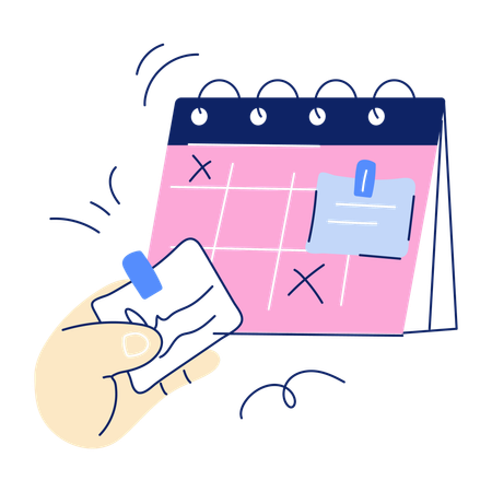 Gerenciamento de tempo  Illustration