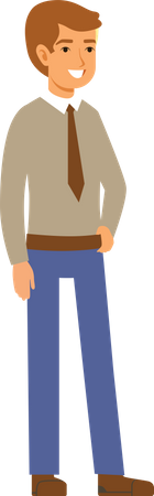 Gerente de negócios  Ilustração