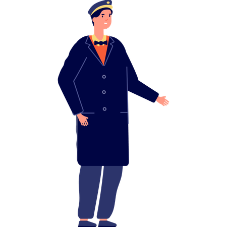 Gerente do hotel  Ilustração