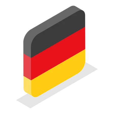 3 D Isometric Flat Vector Set Of German Symbols Culture And Traditions Item 3 イラスト