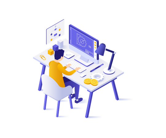 Geschäftliche Planung  Illustration