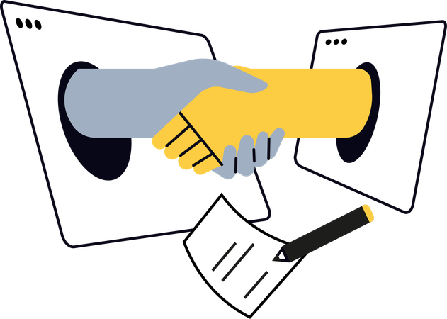 Geschäft  Illustration