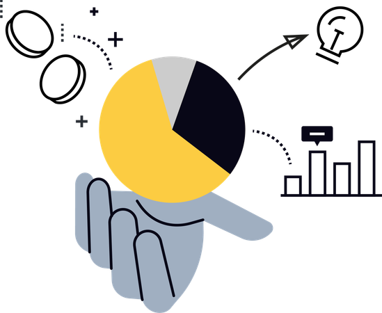 Wirtschaftsanalyse  Illustration