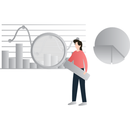 Geschäftsanalyse mit Big Data  Illustration
