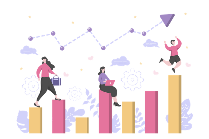 Geschäftsanalysen  Illustration