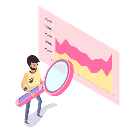 Geschäftsdaten  Illustration