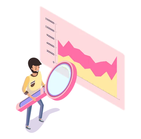 Geschäftsdaten  Illustration