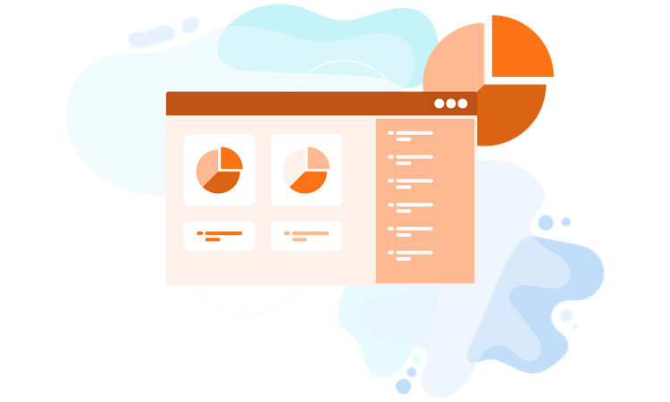 Geschäftsdatenanalyse  Illustration