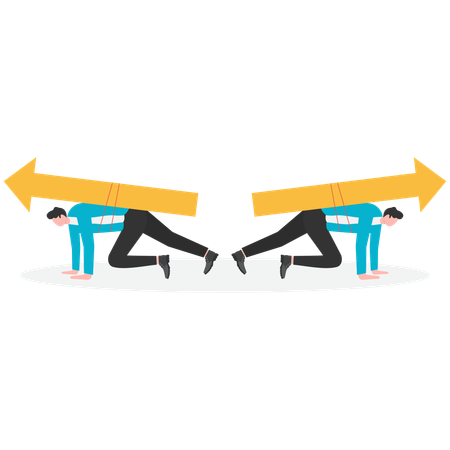 Geschäftliche Herausforderungen  Illustration