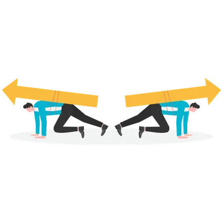 Geschäftliche Herausforderungen  Illustration