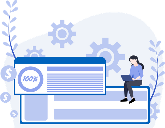 Geschäftsinvestitionen  Illustration