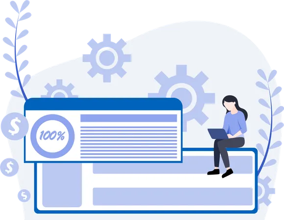 Geschäftsinvestitionen  Illustration