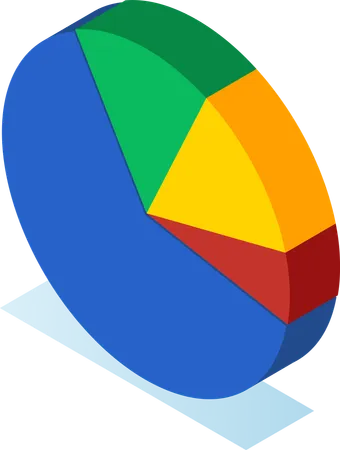 Geschäftskreisdiagramm  Illustration