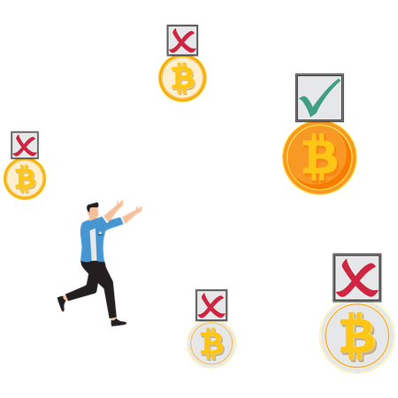 Geschäftsmann wird Finanzen korrigieren  Illustration