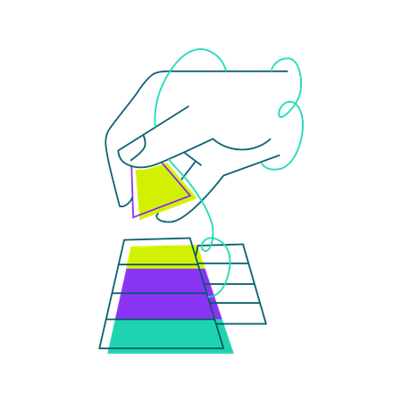 Geschäftliche Planung  Illustration
