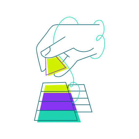 Geschäftliche Planung  Illustration