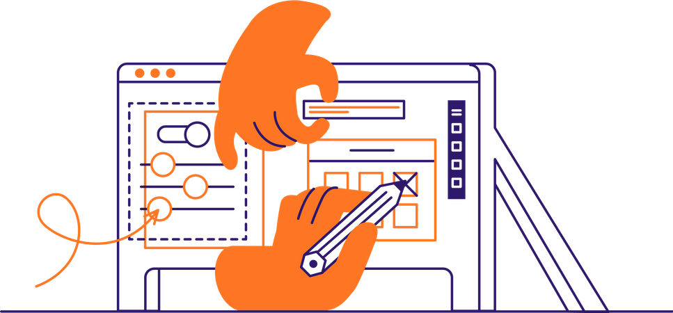 Geschäftliche Planung  Illustration