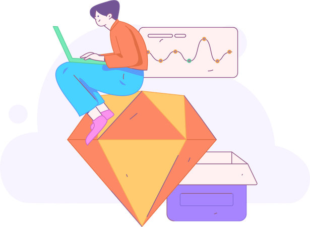 Geschäftsstrategie  Illustration