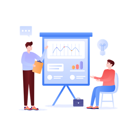 Geschäftsstrategie  Illustration