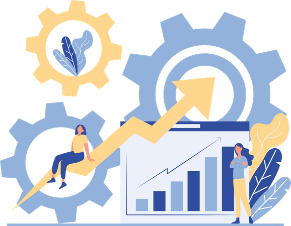 Geschäftsstrategie  Illustration