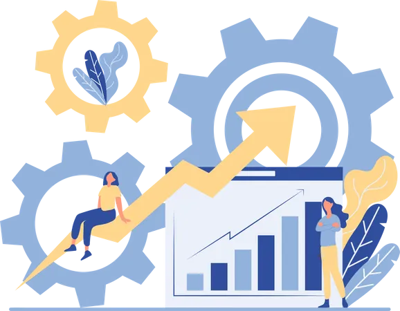 Geschäftsstrategie  Illustration