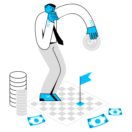 Geschäftsstrategieplanung  Illustration