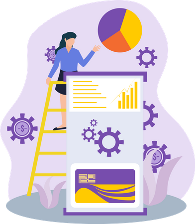 Geschäftsstrategieplanung  Illustration