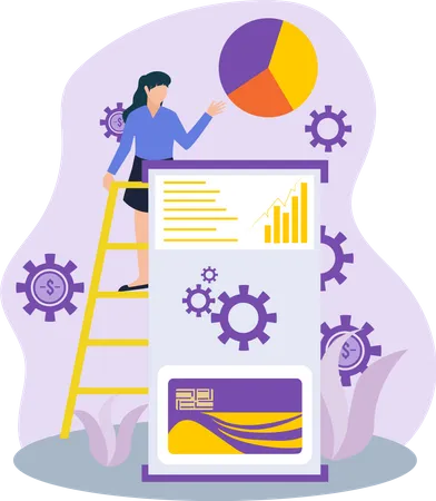 Geschäftsstrategieplanung  Illustration