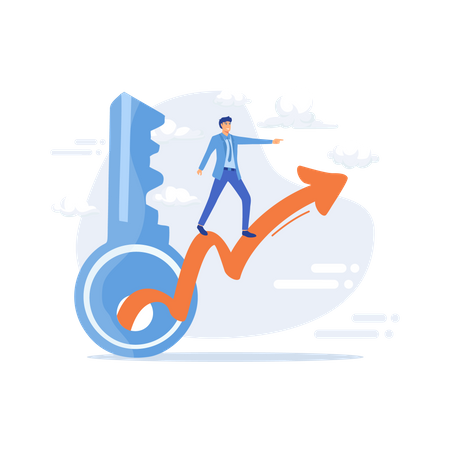 Geschäftsstrategieplanung  Illustration