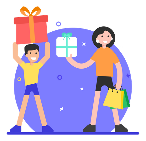 Geschenke  Illustration