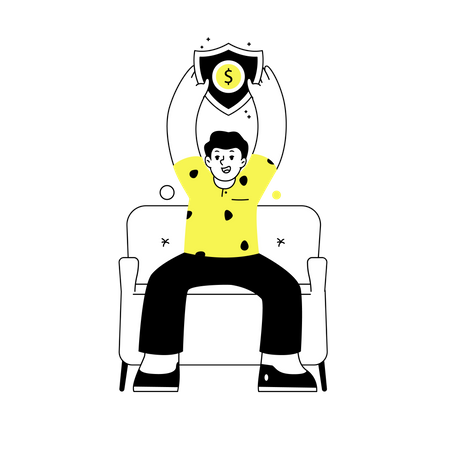 Gesichertes Geld  Illustration