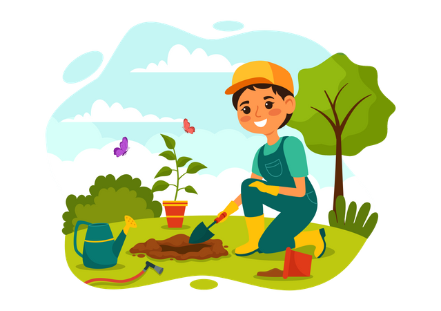 Gestão ambiental  Ilustração