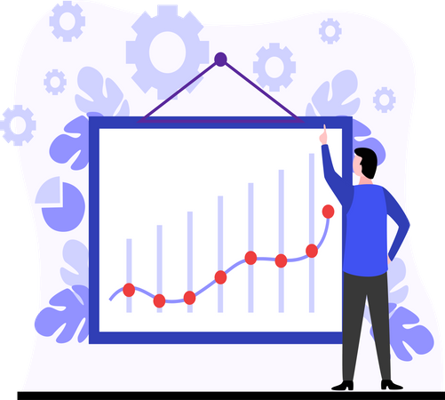 Gestão de negócios  Ilustração