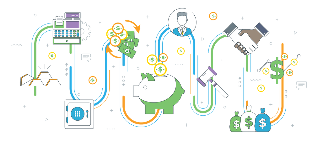 Gestão Financeira  Ilustração