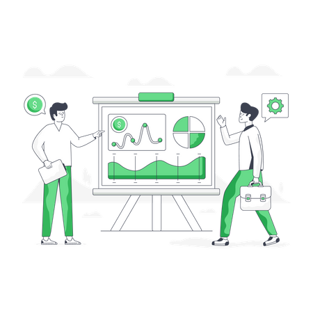 Gestão financeira  Ilustração