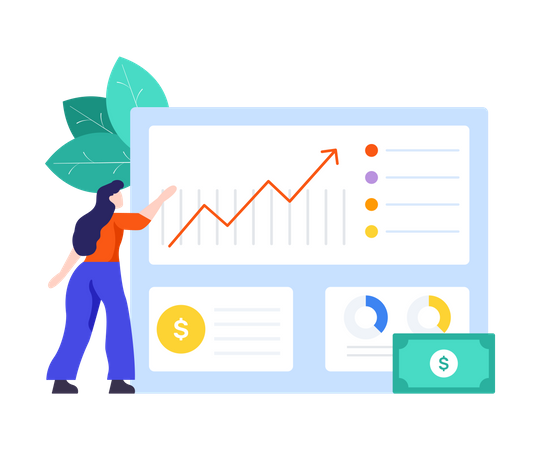 Gestão financeira  Illustration