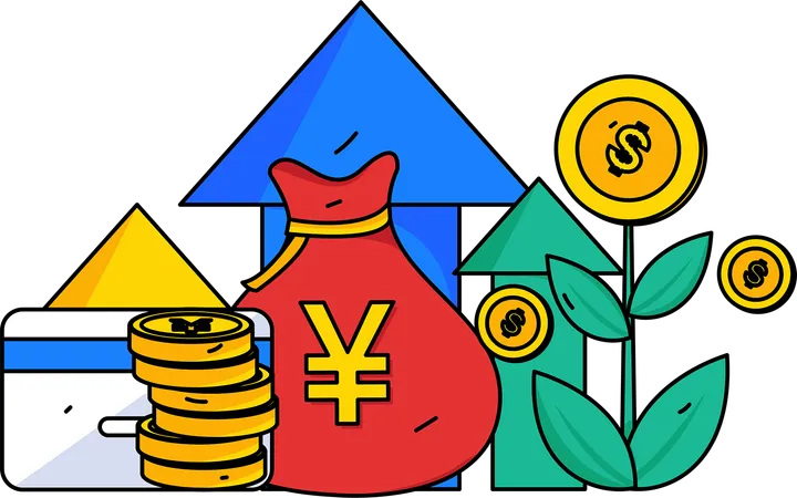 Gestão financeira por funcionários  Ilustração