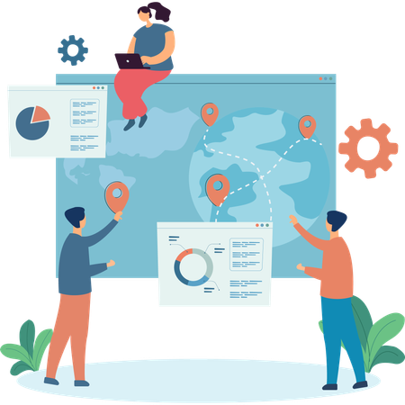 Gestion d'équipe commerciale  Illustration